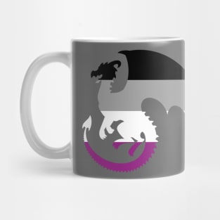 Pride Animals- Asexual Dragon Mug